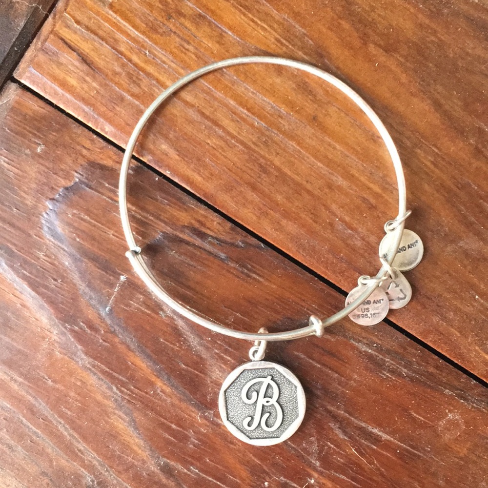 Alex and Ani bracelet with the letter B